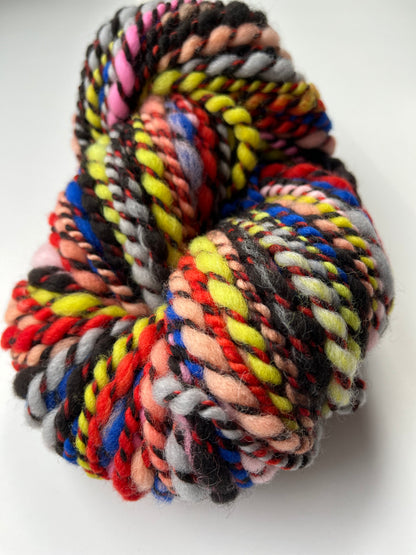 Handspun Yarn - RAINBOW BRITE
