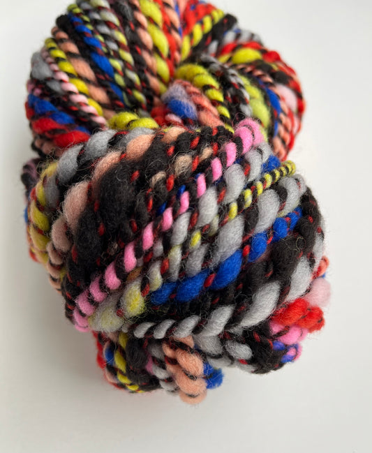 Handspun Yarn - RAINBOW BRITE