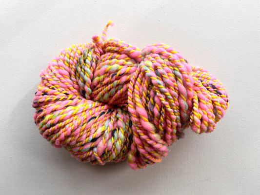Handspun Yarn - FLAMINGO