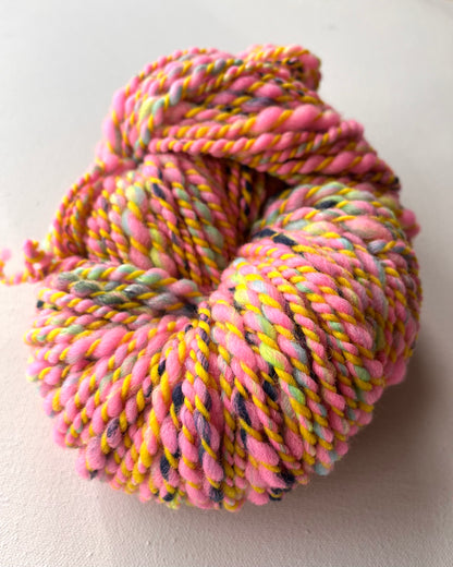 Handspun Yarn - FLAMINGO