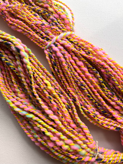 Handspun Yarn - FLAMINGO