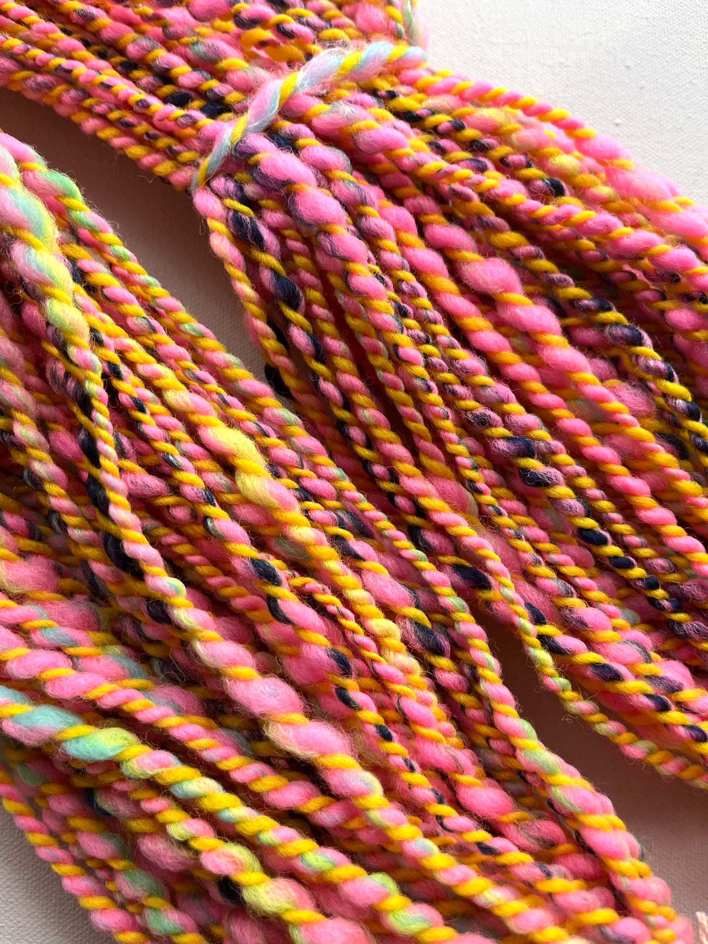 Handspun Yarn - FLAMINGO